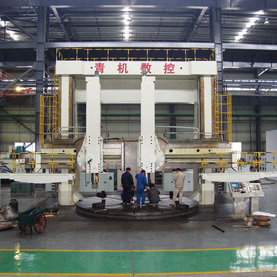 Torno vertical CNC de dupla coluna para peças extra grandes Φ6300mm de diâmetro giratório